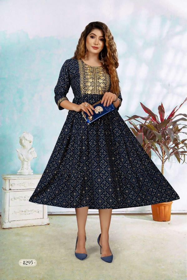 Trendy katrina vol 1 Foil Print Designer Kurti Collection